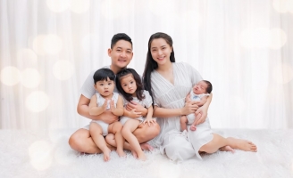 3 năm 3 đứa, với Hải Băng “Gia đình là chốn bình yên nhất trong cuộc sống này