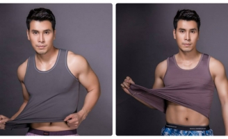 Á vương Hoàng Phi Kha sexy trong thương hiệu đồ lót 