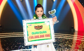 Ái My xuất sắc trở thành quán quân Tiếu Lâm Tứ Trụ Nhí mùa 2