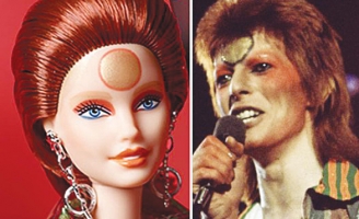 Búp bê Barbie có thêm tạo hình David Bowie
