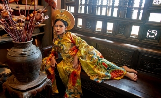 Cận cảnh Quốc phục của Bella Vũ tại Hoa hậu Hoàn vũ nhí Thế giới