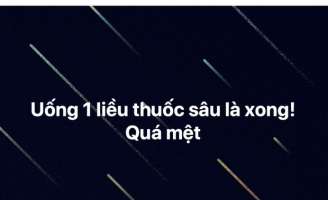 Cao Thái Sơn đăng dòng trạng thái đề cập chuyện tự sát kèm lời than thở “Quá mệt!”