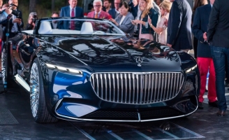 Chiêm ngưỡng vẻ đẹp xuất sắc của Vision Mercedes-Maybach 6 Cabriolet ngoài đời thực