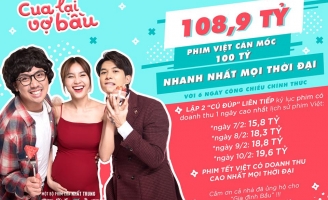  “Cua lại vợ bầu” thiết lập kỉ lục mới cho phim Việt