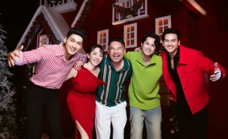 Dàn cast “Nụ hôn bạc tỷ” đón Giáng sinh với bộ ảnh rực rỡ