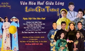 Đông đảo nghệ nhân quy tụ tại Ngày Hội Văn hóa Huế trong lòng Lưu Gia Trang