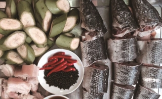 Đủ vị cá kho Hà Nội