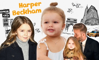 Harper Beckham: Cô bé may mắn vừa chào đời đã là 