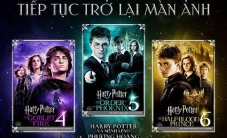 Harry Potter sẽ tiếp tục được trở lại với Hogwarts trong ba phần phim thứ 4, 5 và 6