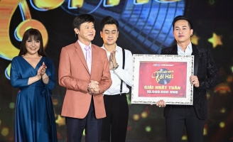  Hãy Nghe Tôi Hát: Hoàng Nhật Minh đoạt giải nhất tuần đêm thi chủ đề danh ca Thái Châu 