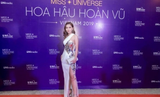  Hoa hậu Nguyễn Ngọc Xuân Mai xuất hiện rạng rỡ tại chung kết 'Hoa hậu Hoàn vũ Việt Nam 2019'