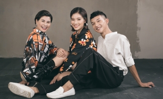 Hoàng Yến Chibi cùng mẹ và em trai thực hiện bộ ảnh gia đình ý nghĩa