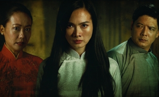 Hồng Ánh, Bình Minh và Anh Thư trong “Mười: Lời Nguyền Trở Lại”