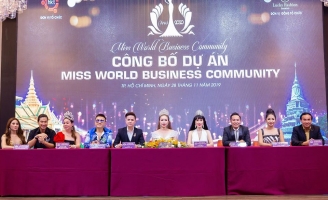 Họp báo khởi động Hoa hậu Cộng đồng Doanh nhân Thế giới 2020