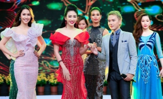 Làng Hài Mở Hội Mừng Xuân: NTK Nhật Phượng làm vedette cạnh ca sĩ Khắc Minh