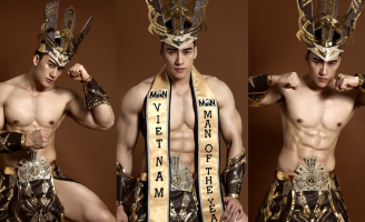 Lộ diện quốc phục Tưởng Ngọc Minh tại Man Of The Year 2019