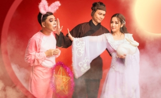  Minh Dự, Puka, Anh Tú hóa thân thành bộ 3 Chú Cuội - Chị Hằng - Thỏ Ngọc đón trung thu