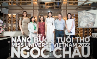 Ngọc Châu trở thành đại sứ của Quỹ Nâng Bước Tuổi Thơ