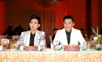 Nguyên Vũ và Nam Phong cùng ngồi ghế giám khảo chung kết “Hoa hậu Đại sứ Hoàn vũ người Việt 2018”