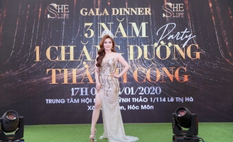 Nữ doanh nhân Như Thuỷ tổ chức đêm gala hoành tráng kỷ niệm ba năm thành lập doanh nghiệp