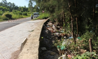 Ô nhiễm đường lên Sơn Trà, Đà Nẵng