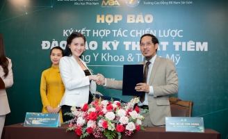 Quỳnh Anh Beauty ký kết hợp tác chiến lược đào tạo kỹ thuật spa