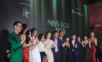 Toàn cảnh buổi gặp mặt báo chí của Top 5 thí sinh của Vòng Chung kết cuộc thi Miss Eco Teen