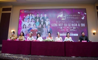 'Tôn vinh Hoa hậu Nhân Ái 2019' thu hút hơn 100 người nổi tiếng tham dự buổi họp báo ra mắt