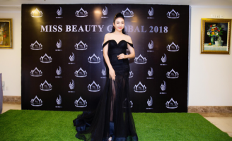 Võ Nhật Phượng đẹp quyến rũ tại buổi ra mắt cuộc thi Miss Beauty Global 2018